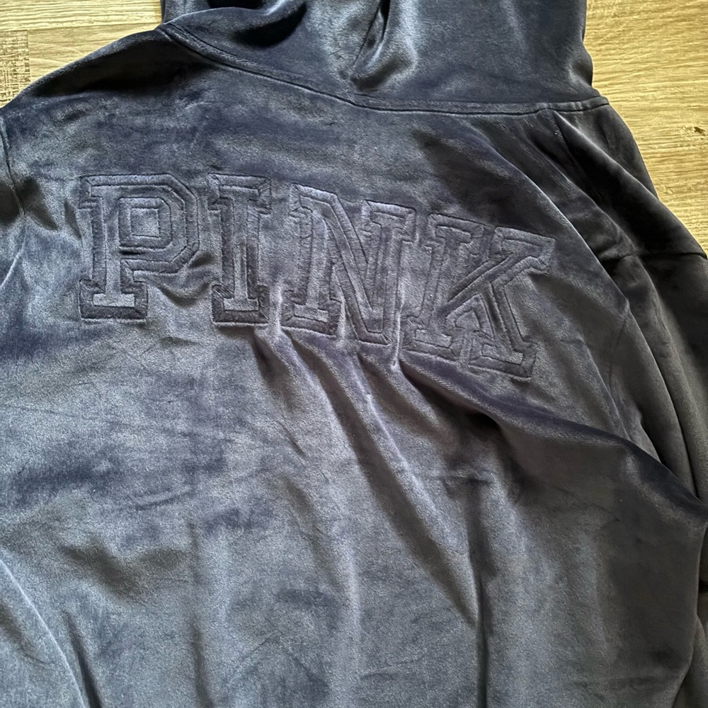 Pink Navy Blue Hoodie - Picture 6 of 6